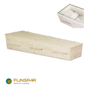 Massief Vurenhouten Grafkist - Crematiekist