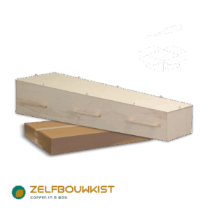 Moderne ZELFBOUWKIST - compleet bouwpakket grafkist - Crematiekist