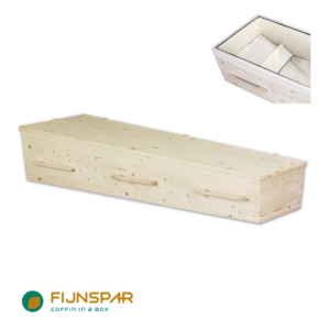 Uitvaartkist Fijnspar, kwalitatieve uitvaartkist