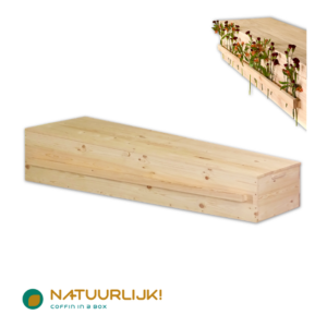 Uitvaartkist Natuurlijk, geschikt voor natuurbegravingen