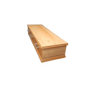 Uitvaartkist - Beuken - Gouden Handgrepen