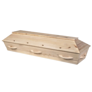 Authentieke Uitvaartkist met Handgrepen - Serene Nova